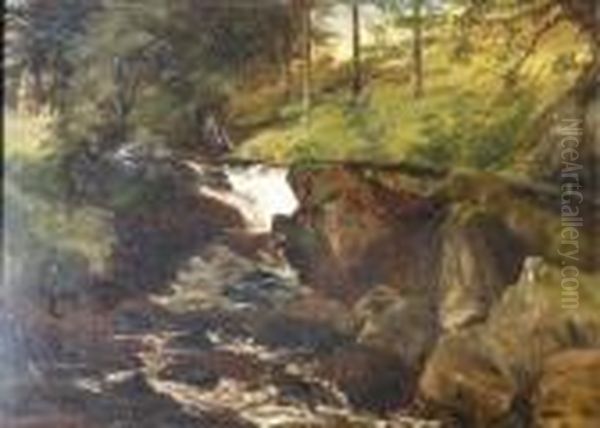 View In Devonshire Oil Painting by Frederick Richard Lee