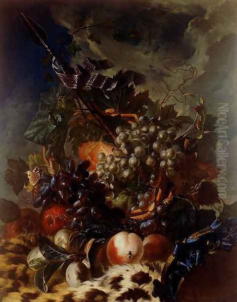 Still-Life with Fruit Oil Painting by Luis Paret Y Alcazar