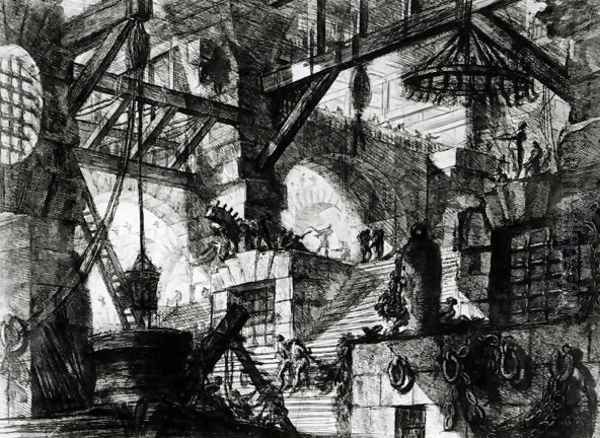 Imaginary Prison Oil Painting by Giovanni Battista Piranesi