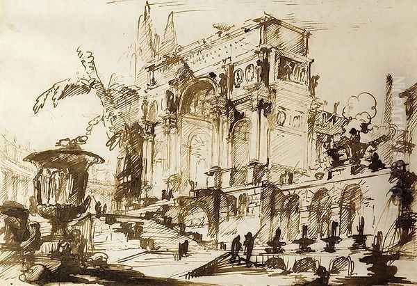 Classical Drawings Oil Painting by Giovanni Battista Piranesi