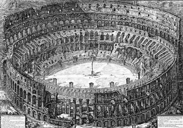 Vedute di Roma Oil Painting by Giovanni Battista Piranesi