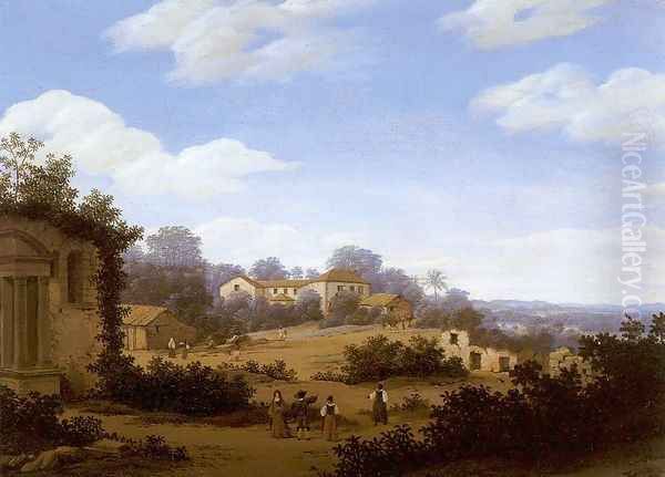 The Episcopal Church of Olinda 1662 Oil Painting by Frans Jansz. Post