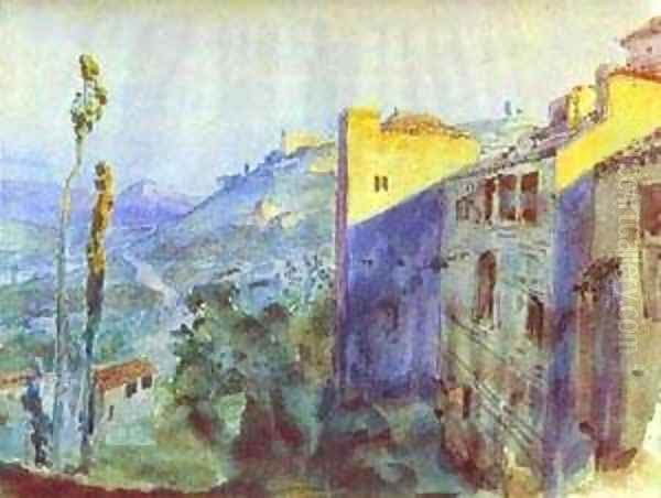 Cordoba Sketch For The Scenery 1883 Oil Painting by Vasily Polenov