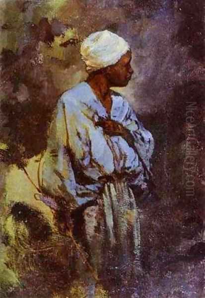 Dunkey Driver In Cairo 1882 by Vasily Polenov