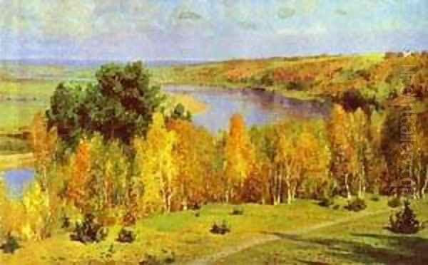 Golden Autumn 1893 Oil Painting by Vasily Polenov