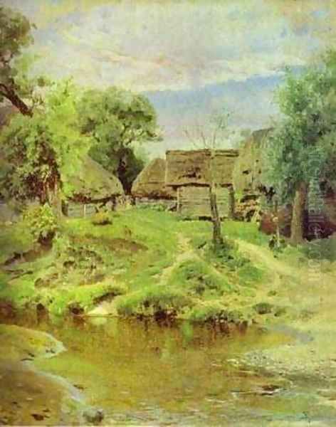 Turgenevo Village 1885 Oil Painting by Vasily Polenov