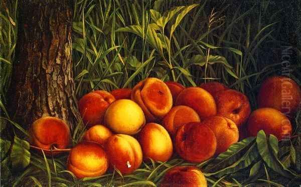 Peaches Oil Painting by Levi Wells Prentice