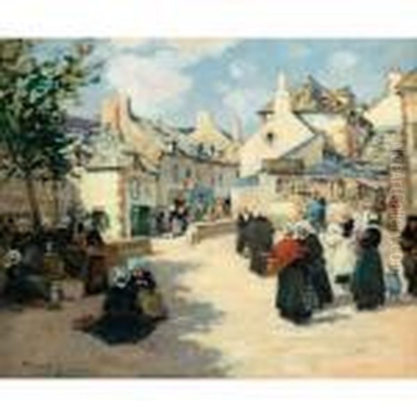 Le Port De Concarneau; Jour De 
Marche A Audierne (bretagne) [ ; 