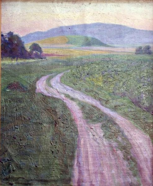 Le Chemin Oil Painting by Raphael-Leon Leguilloux