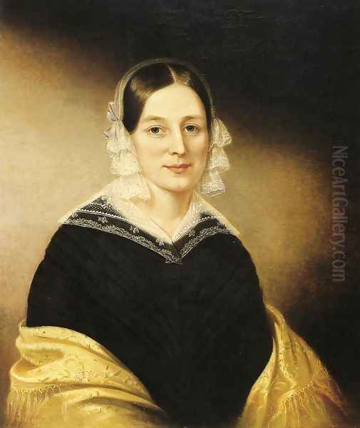 Mrs. William Crane Oil Painting by Sarah Miriam Peale