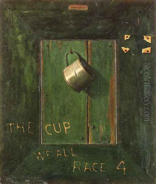 The Cup We All Race 4 Oil Painting by John Frederick Peto