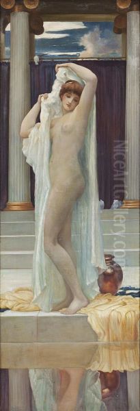 The Bath Of Psyche Oil Painting by Frederick Leighton