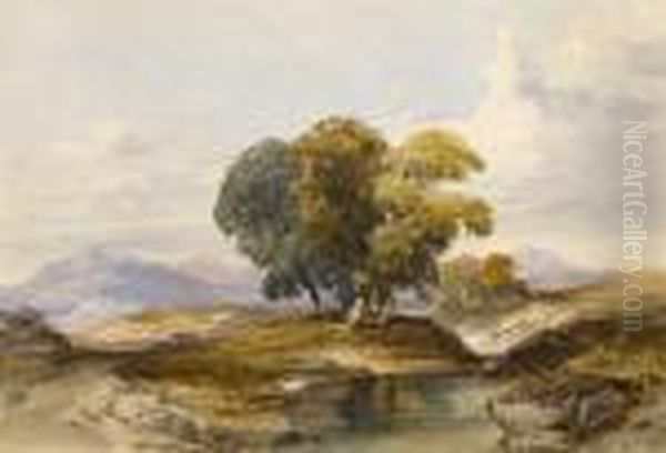 Landscape Oil Painting by William Leighton Leitch