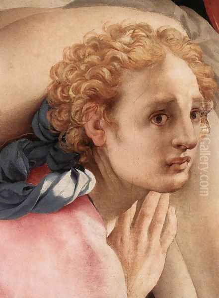 Deposition (detail-5) c. 1528 Oil Painting by (Jacopo Carucci) Pontormo