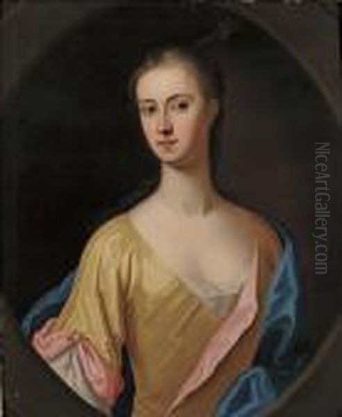 Portrait Of A Young Lady Oil Painting by Sir Peter Lely