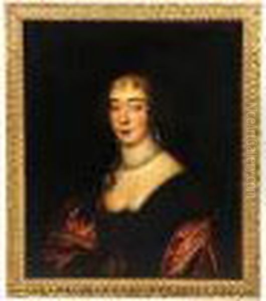 A Portrait Of A Lady Oil Painting by Sir Peter Lely