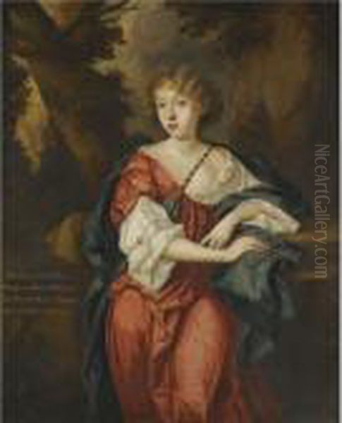 Portrait Of Elizabeth, Countess Of Ailesbury (1656-1697) Oil Painting by Sir Peter Lely