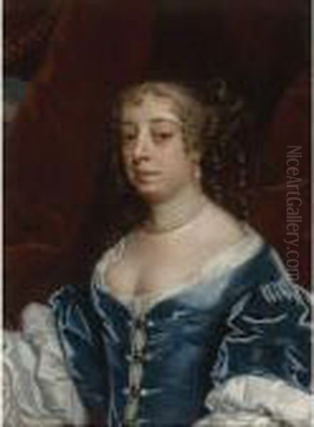 Portrait Of Lady Middleton Oil Painting by Sir Peter Lely