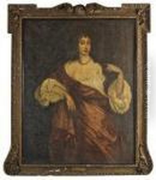 Portrait Of Nell Gywnn Oil Painting by Sir Peter Lely