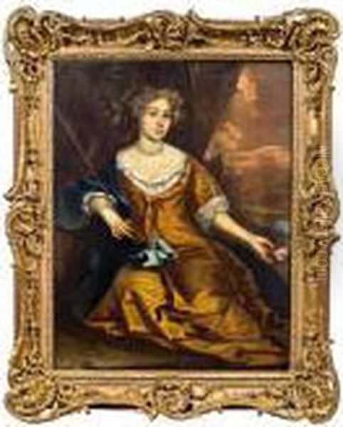 Francis, Countess Of Shaftesbury Oil Painting by Sir Peter Lely