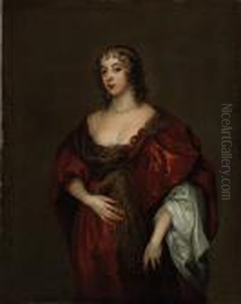 Portrait Of A Lady Oil Painting by Sir Peter Lely