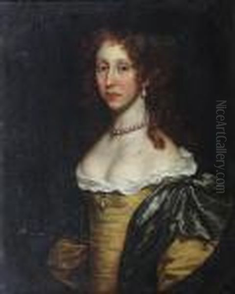 Portrait Of A Lady Oil Painting by Sir Peter Lely