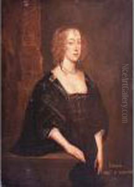 Portrait Of The Duchess Of Somerset Oil Painting by Sir Peter Lely