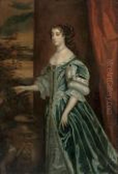 Portrait Of Barbara Villiers 
(1641-1709), Countess Of Castlemaine, Later Duchess Of Cleveland Oil Painting by Sir Peter Lely