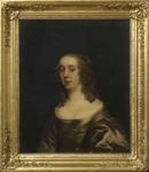 Portrait Of A Young Woman Oil Painting by Sir Peter Lely