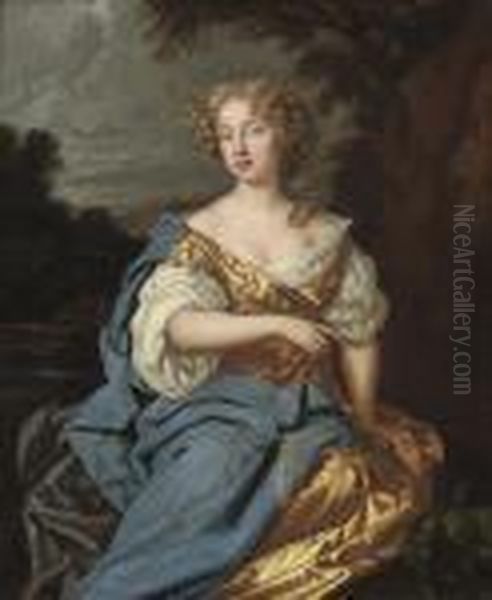 Portrait Of A Lady Oil Painting by Sir Peter Lely