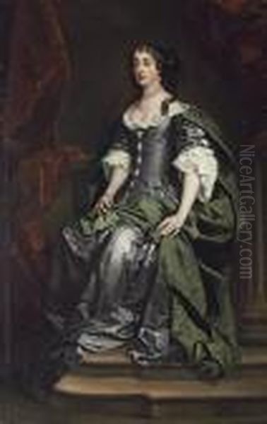 Portrait Of Barbara Villiers Oil Painting by Sir Peter Lely