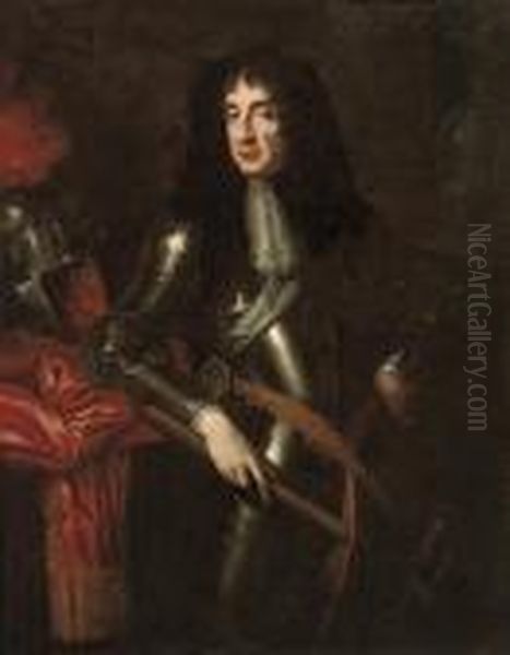 Portrait Of King Charles Ii Oil Painting by Sir Peter Lely