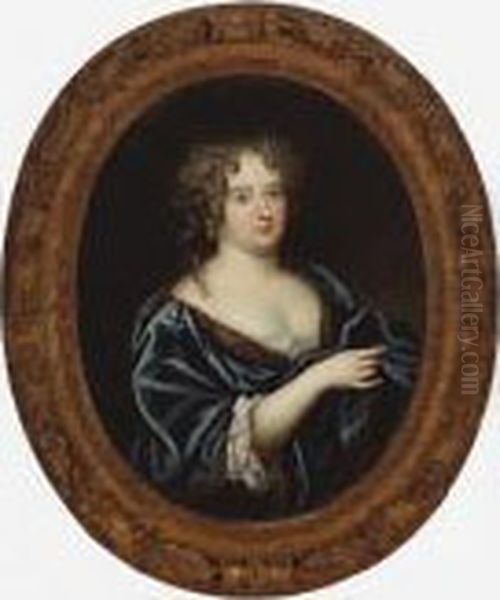 A Portrait Of A Lady Oil Painting by Sir Peter Lely