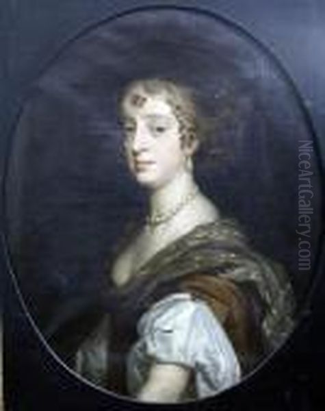 Portrait Of A Lady Oil Painting by Sir Peter Lely