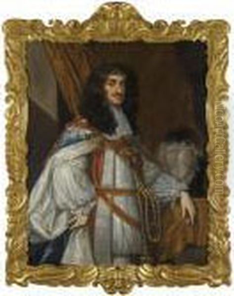 Portrait Of Charles Ii Oil Painting by Sir Peter Lely