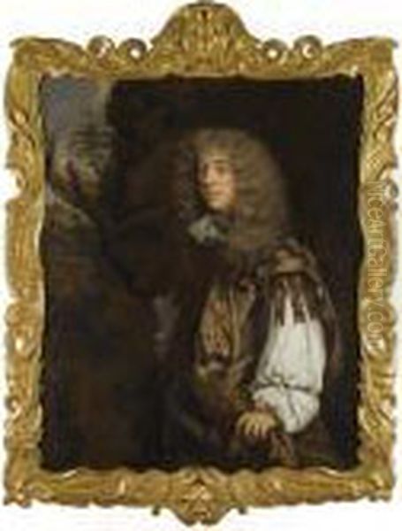 Portrait Of A Gentleman Oil Painting by Sir Peter Lely