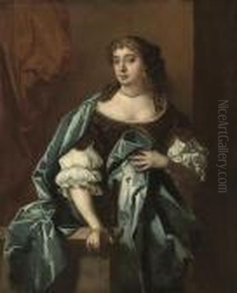 Portrait Of A Lady Erroneously Identified As Anne Hyde Oil Painting by Sir Peter Lely