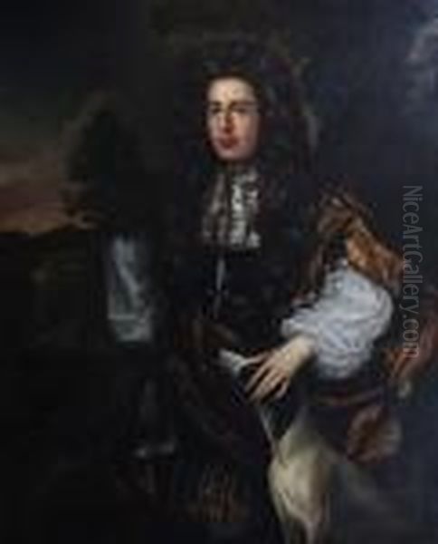 A Gentleman Oil Painting by Sir Peter Lely