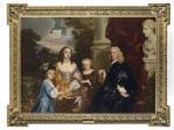 The Carnarvon Family: Oil Painting by Sir Peter Lely