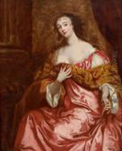 Bildnis Einer Jungen Dame Oil Painting by Sir Peter Lely