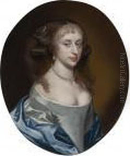 Portrait Of A Young Woman Oil Painting by Sir Peter Lely