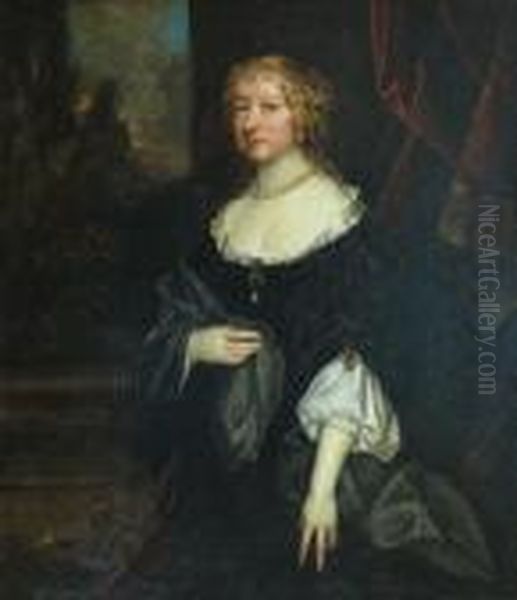 Portret Damy Oil Painting by Sir Peter Lely