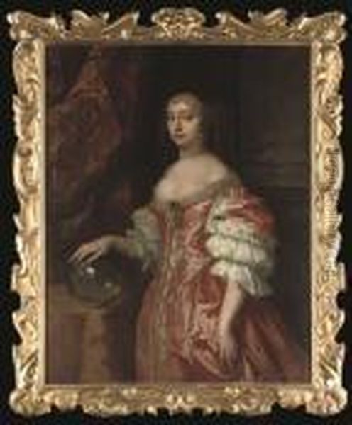 Portrait Of Anne Hyde, Duchess Of York Oil Painting by Sir Peter Lely