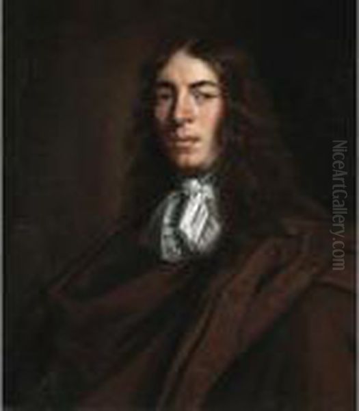 Portrait Of John Kyrle Of Rosshire, The Man Of Ross (1637-1724) Oil Painting by Sir Peter Lely