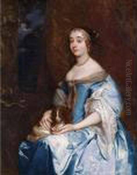 Portrait Of Lady Margaret Parker Oil Painting by Sir Peter Lely