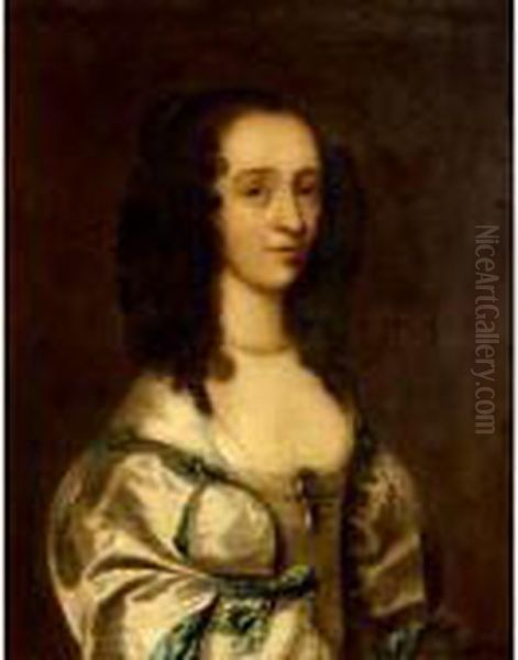 Portrait Of Miss Morgan Oil Painting by Sir Peter Lely