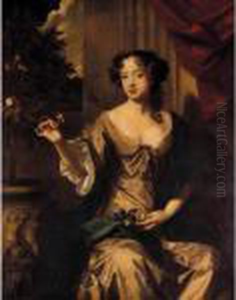 Portrait Of Lady Elizabeth Jones, Later Countess Of Kildare (1665-1758) Oil Painting by Sir Peter Lely