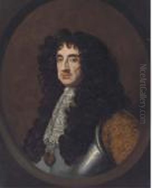 Portrait Of King Charles Ii Oil Painting by Sir Peter Lely