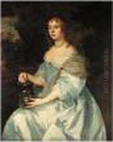 Portrait Of Hannah Bulwer Oil Painting by Sir Peter Lely