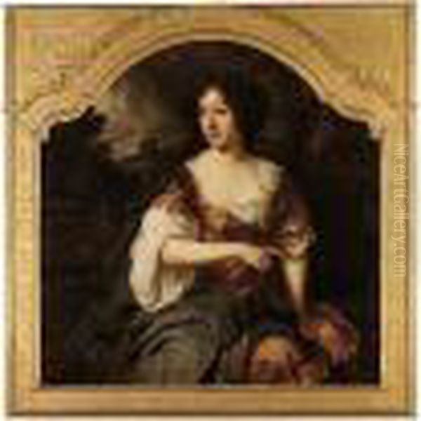 Portrait Of A Lady, Said To Be The Countess Of Nottingham Oil Painting by Sir Peter Lely